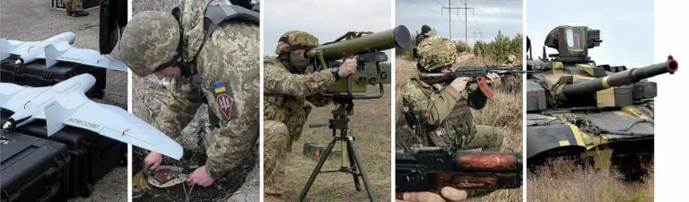 Simultaneous training for different types of troops